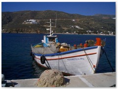 A Caique (Greek Fishing Boat) Ormos - Aegialis